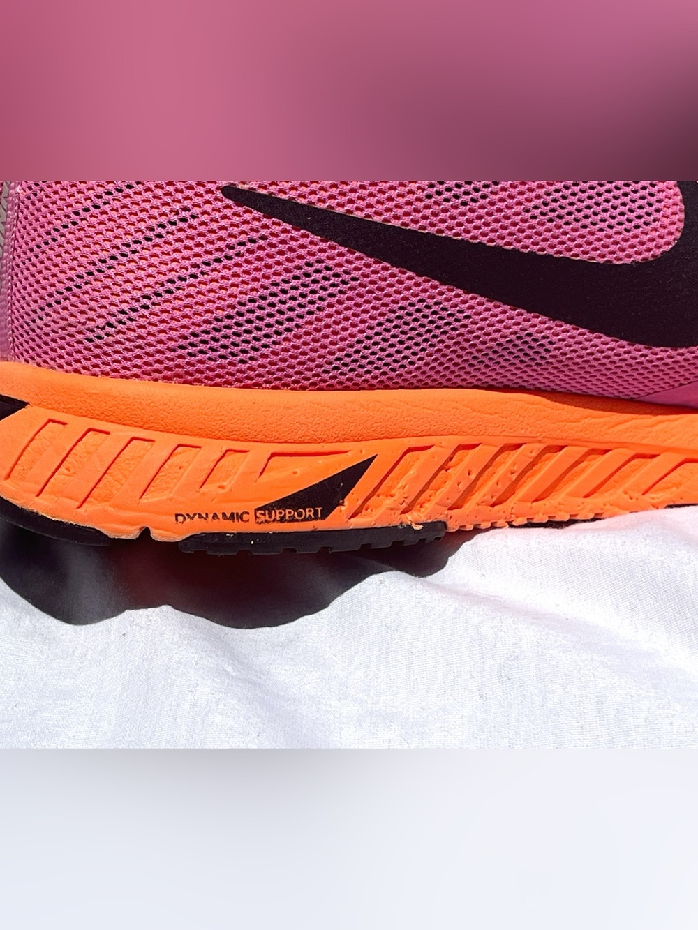 Nike Zoom Fly Orange Purple Running Shoes w/ Custom Extra Laces Women’s - Picture 9 of 14
